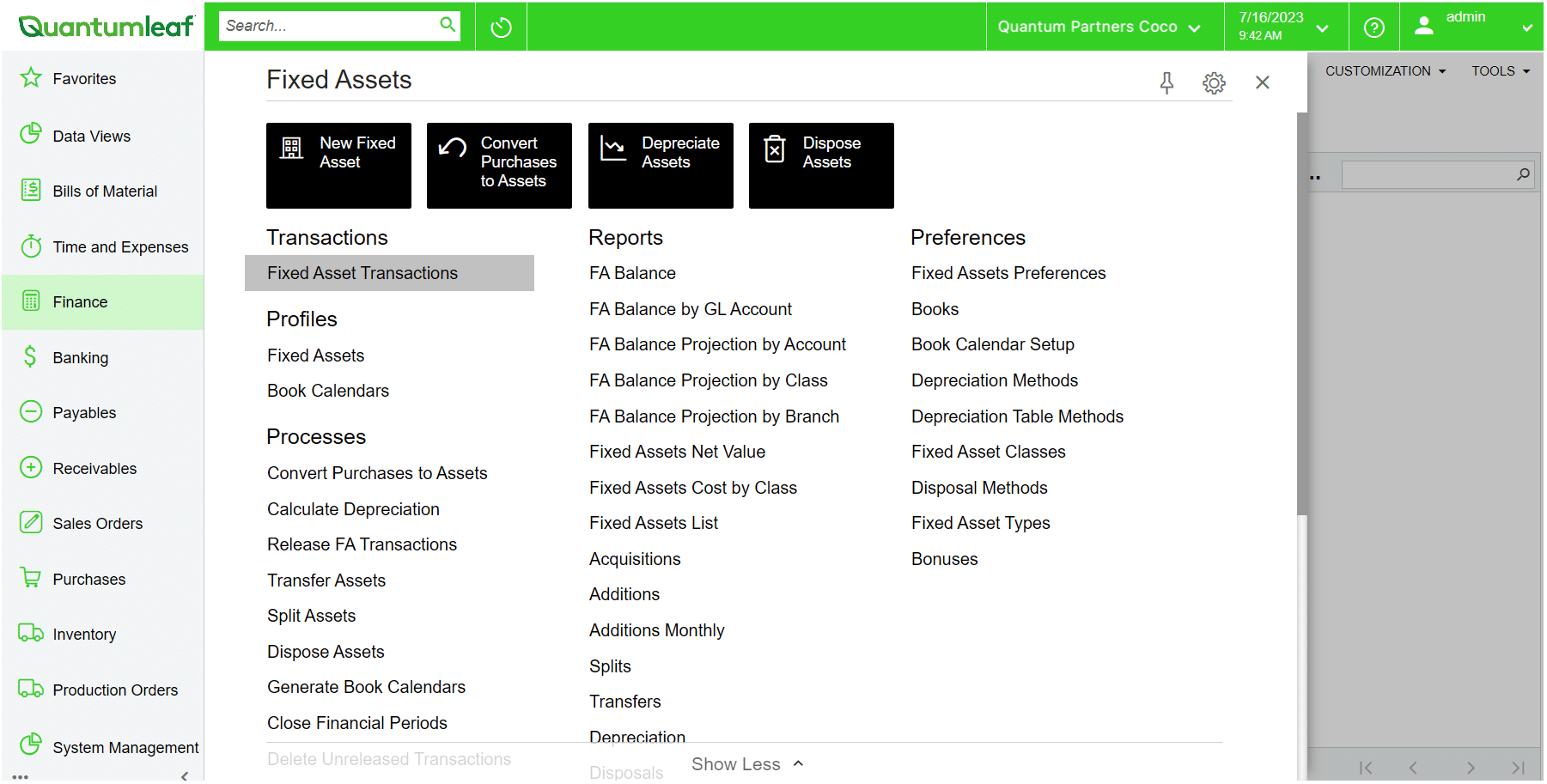 Fixed Assets